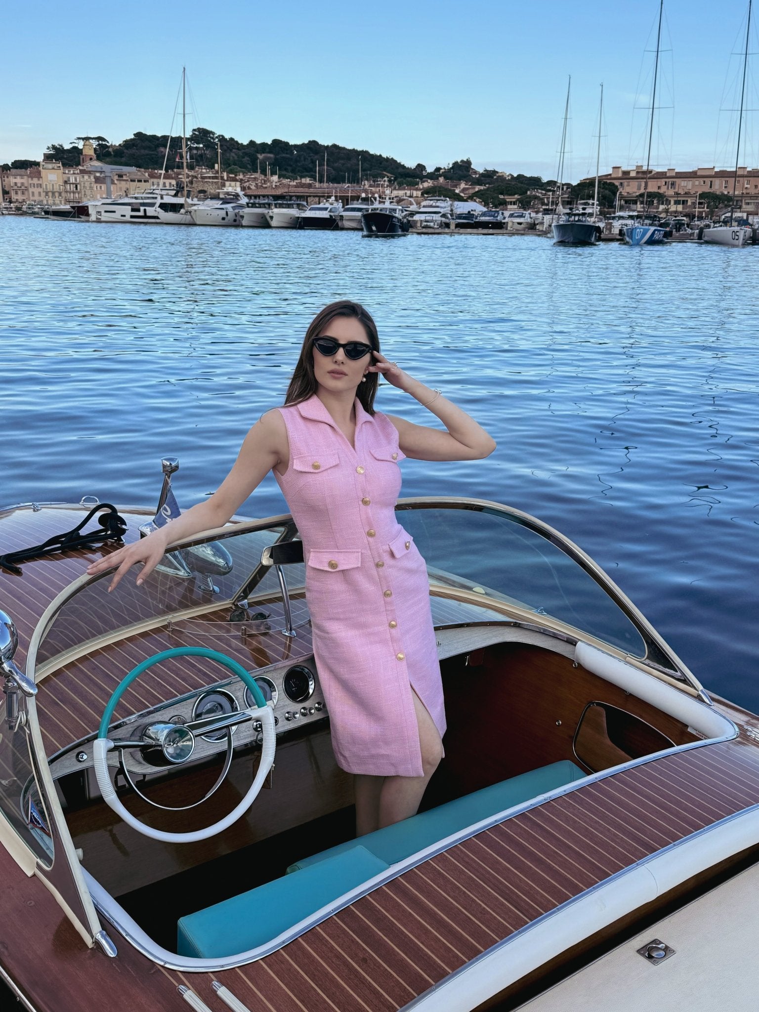 Katherine Pink Tweed Dress - TweedLaBelKatherine Pink Tweed Dresstweedjackettweed